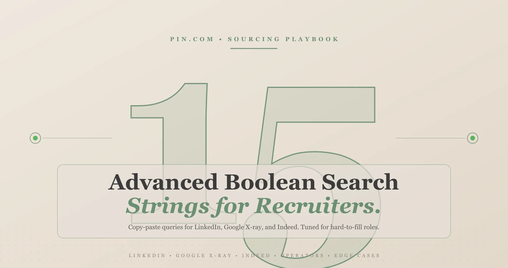Boolean search: advanced strings for technical sourcing