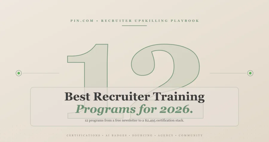 Best Recruiter Training Programs for Upskilling in 2026