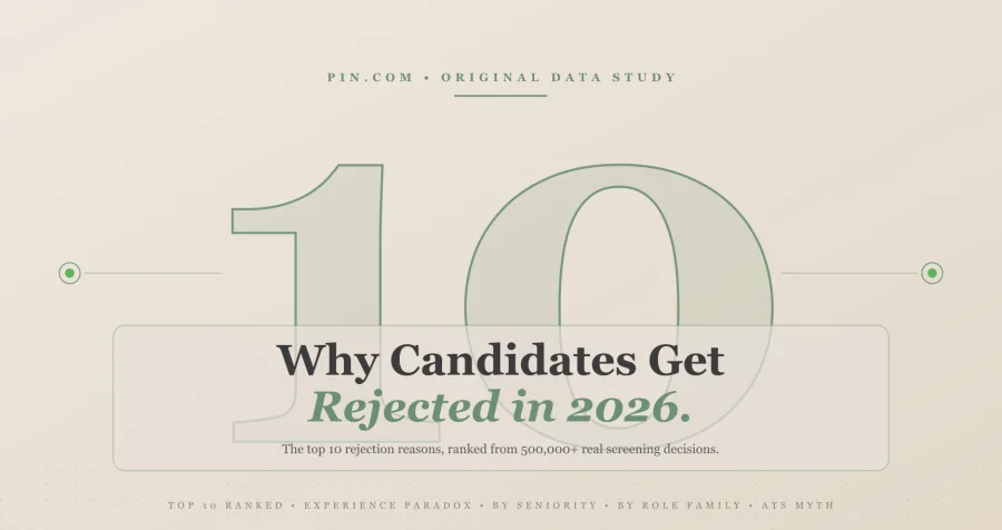 Top 10 Candidate Rejection Reasons in 2026 (500K+ Analyzed)