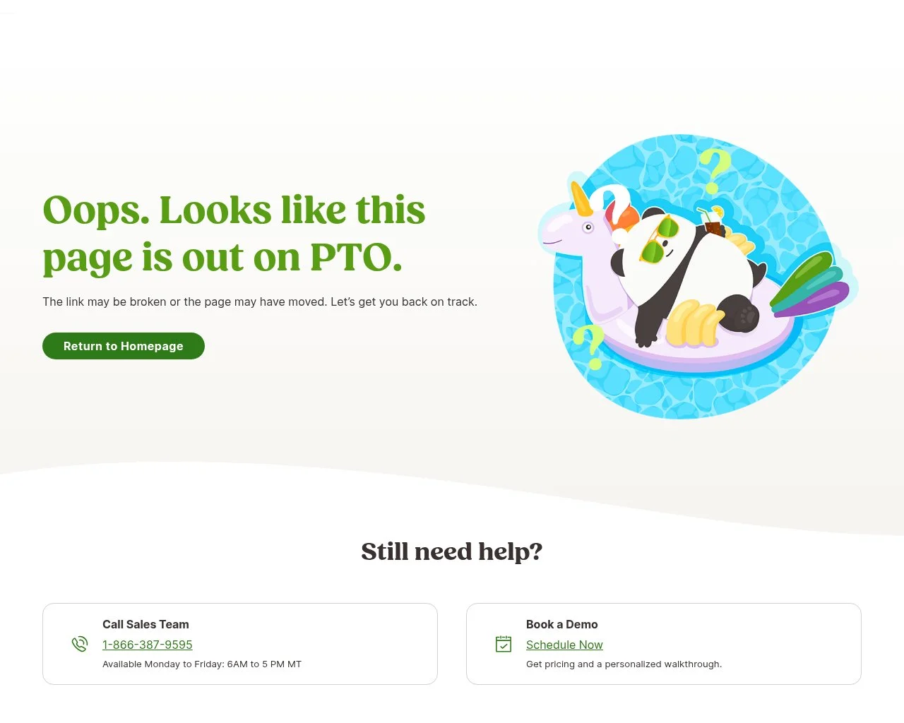 Screenshot of the BambooHR Hire homepage