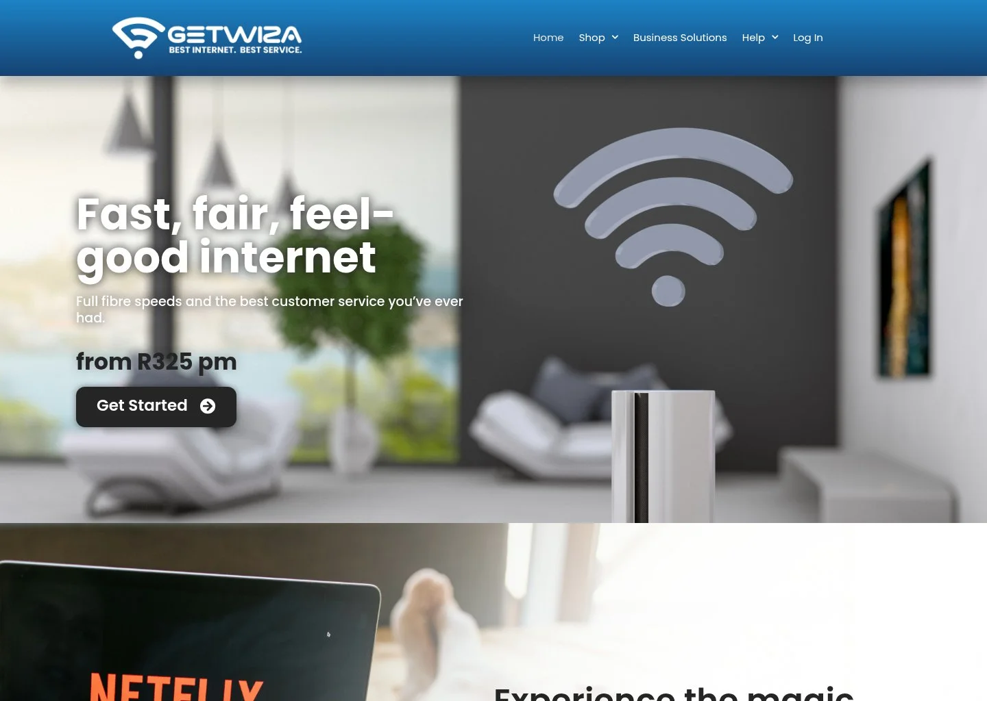 Screenshot of the Wiza real-time contact finder homepage