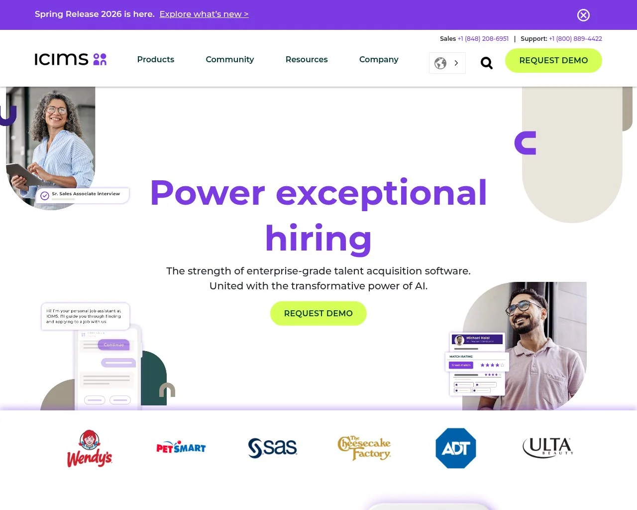 iCIMS homepage