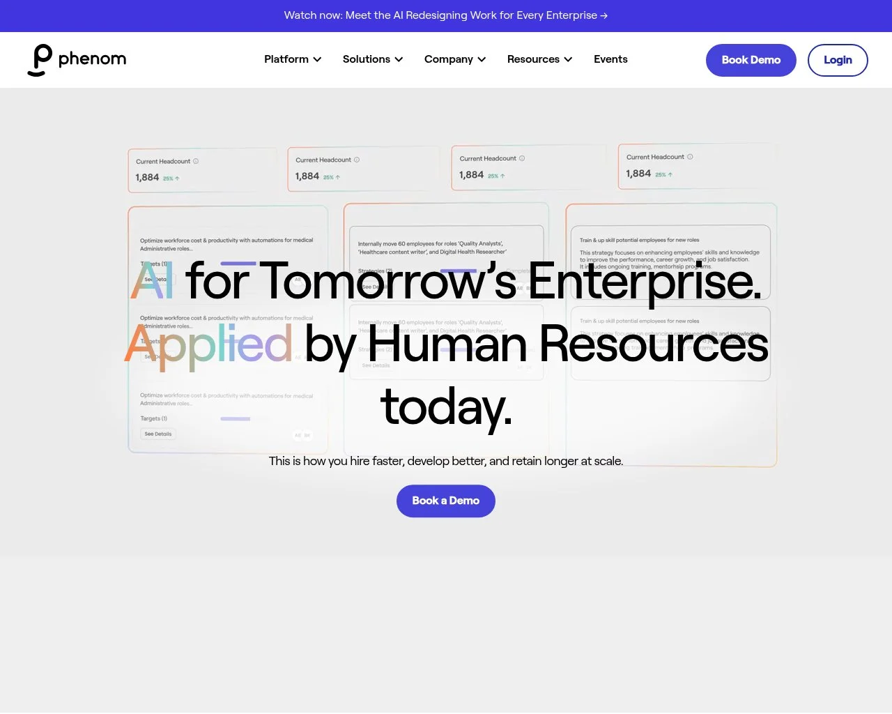 Phenom homepage